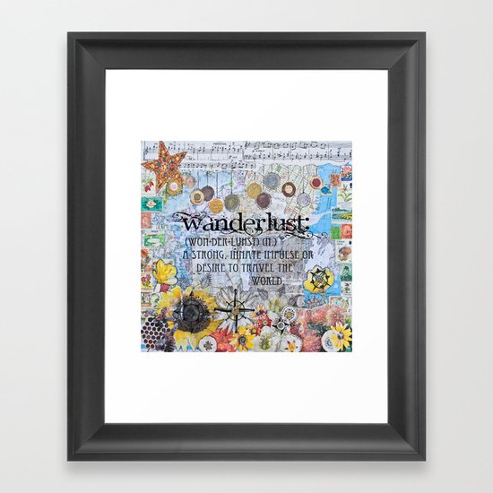 Wanderlust Framed Art Print