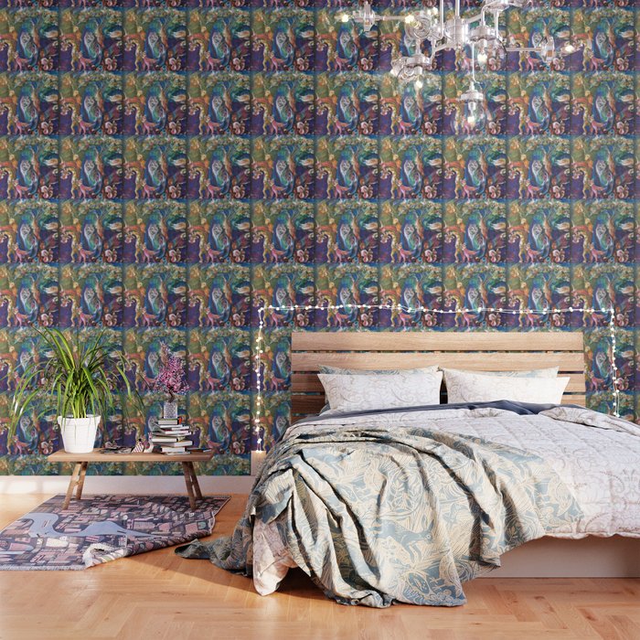 enchanted forest wallpaper by crismanart society6 society6