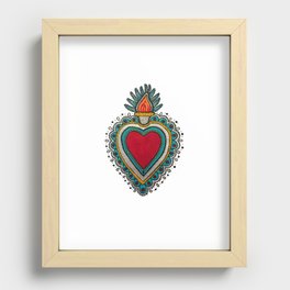 Mexican Heart Recessed Framed Print