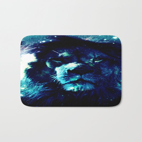Galaxy Lion Bath Mat