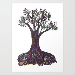 Breathe, Appreciate the Trees Art Print