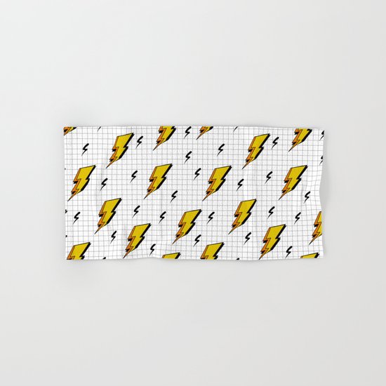 Pop art for streak of lightning Hand & Bath Towel