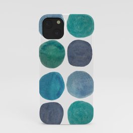 Cool Watercolor Circles iPhone Case