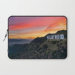 Hollywood Hills, California, Sunset Hollywood Sign Laptop Sleeve