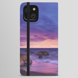 Ocean Beach Dusk Sunset Photography iPhone Wallet Case