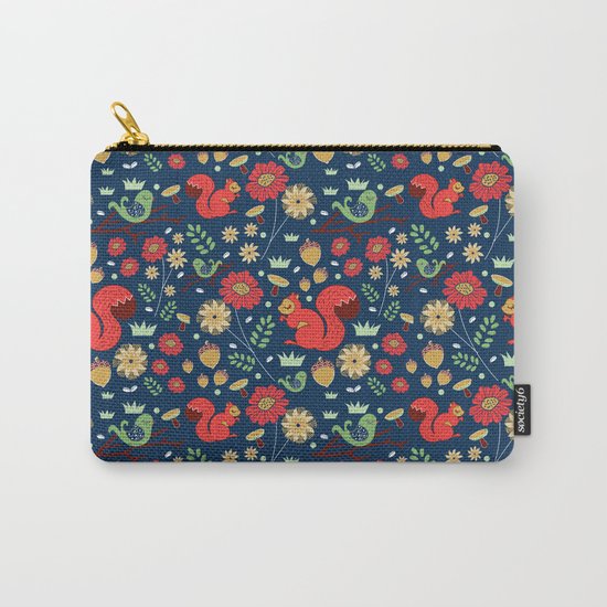 Let's go nuts! - Surface Pattern Design - ByBeck Carry-All Pouch