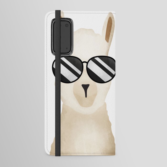 Wooly Awesome Dad (Llama) Android Wallet Case