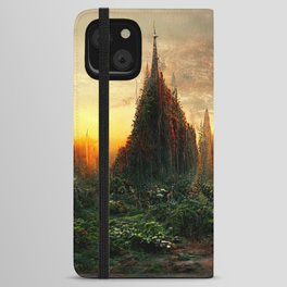 Walking into the forest of Elves iPhone Wallet Case