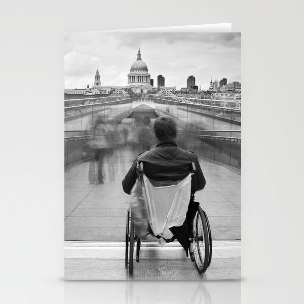 Invisible, Millennium Bridge, London Stationery Cards
