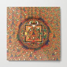 Buddhist Mandala DMT Transcendent Visions Metal Print | Machineelves, Radialsymmetry, Lsd, Hindumandala, Graphicdesign, Nepal, Dmt, Tantra, Stoner, Diety 