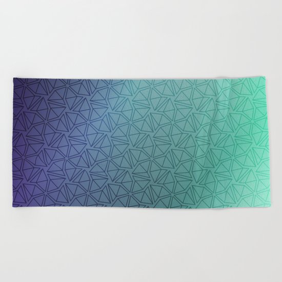 Gradient Web Beach Towel