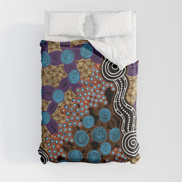 Authentic Aboriginal Art – 12 Duvet Cover