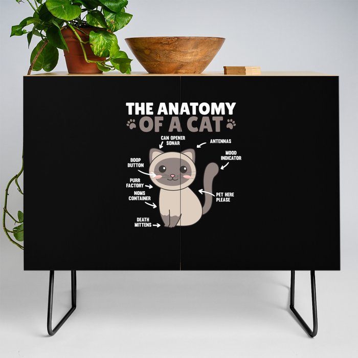 The Anatomy Of A Cat Funny Explanation Of A Cat Credenza