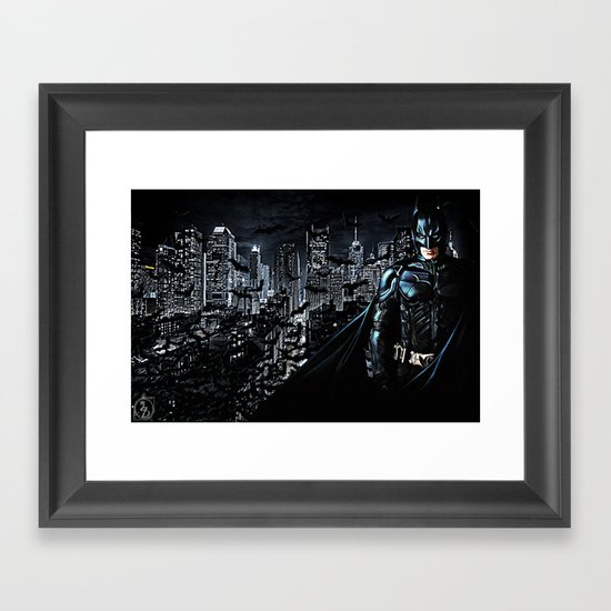 The Dark Knight Framed Art Print