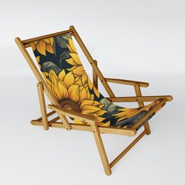 Sunflower Canopy Pattern Grove Sling Chair
