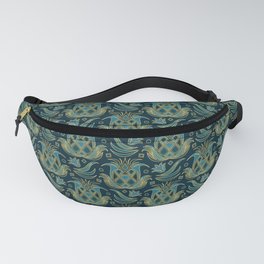 Luxe Pineapple // Art Deco Blue Fanny Pack