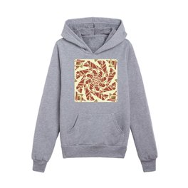 Modern Geometric Collage  Kids Pullover Hoodies