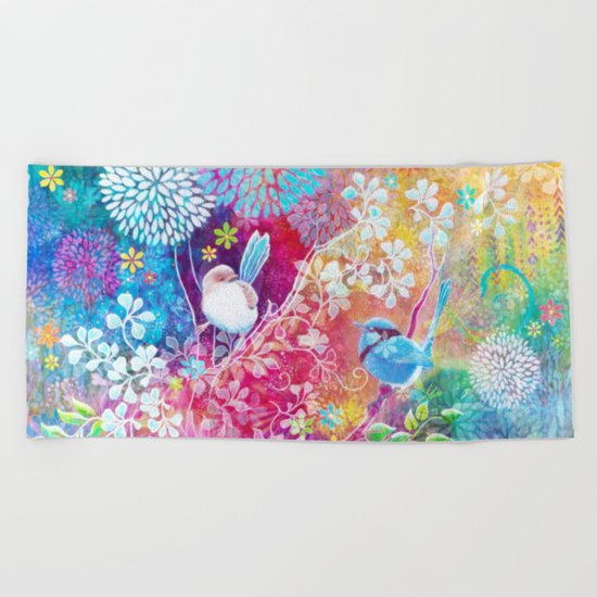 In The Garden of Eden Beach Towel