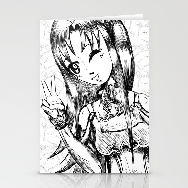 Asuna Stationery Cards