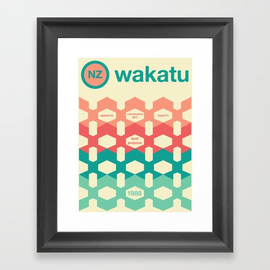wakatu single hop Framed Art Print