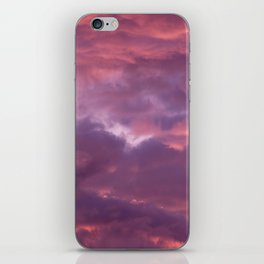  In the Pink or a Scottish Highlands Sunset Cloud Reflection iPhone Skin