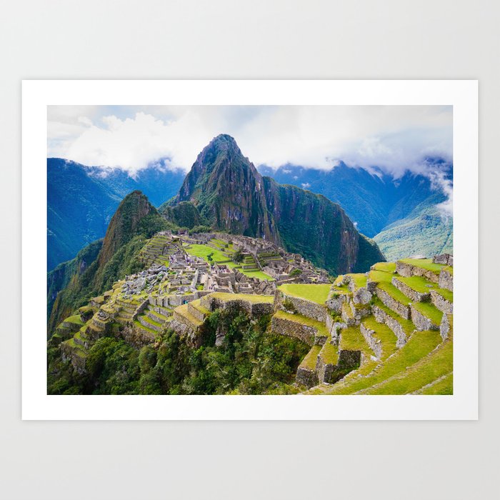 Breathtaking Machu Picchu Art Print