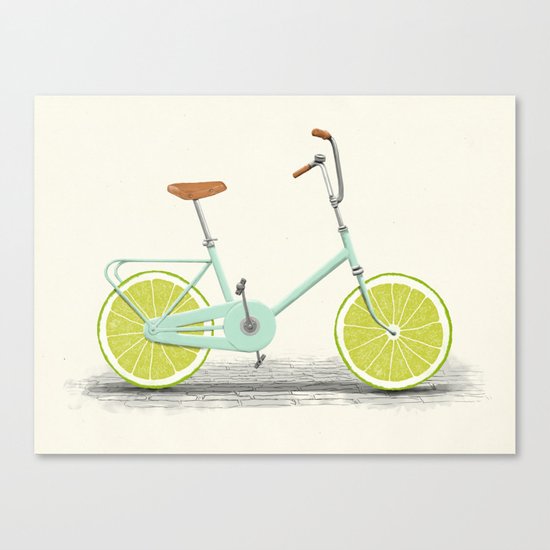 Acid (Blue) Canvas Print