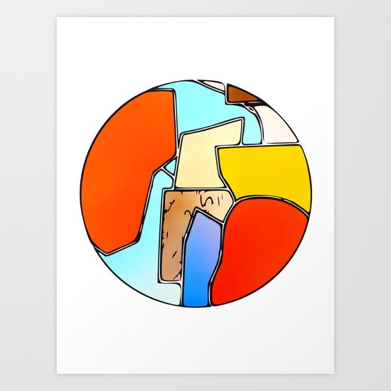Terrene 1 Art Print