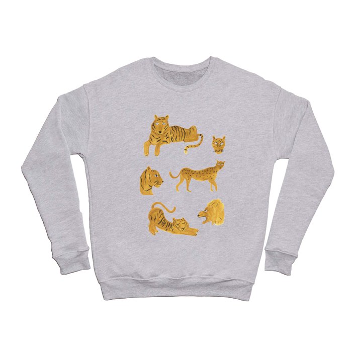 Cheetah crewneck discount