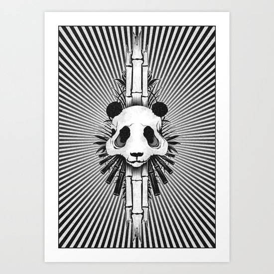Bamboo Bones Art Print