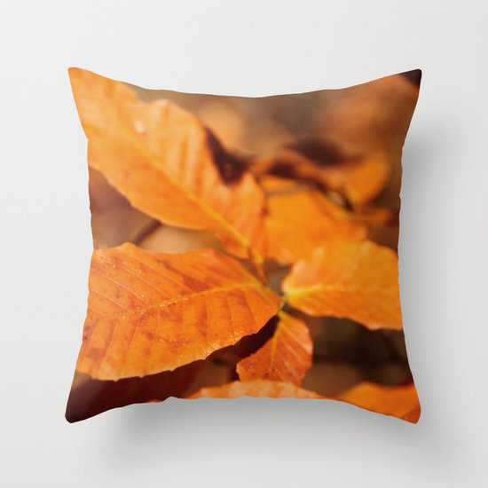 Autumn Leaves Throw Pillow