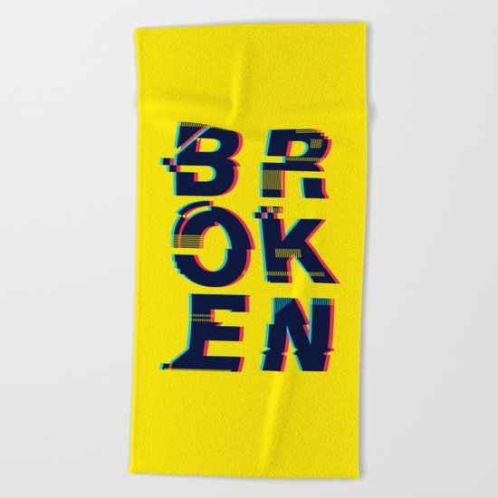 Typo Beach Towel
