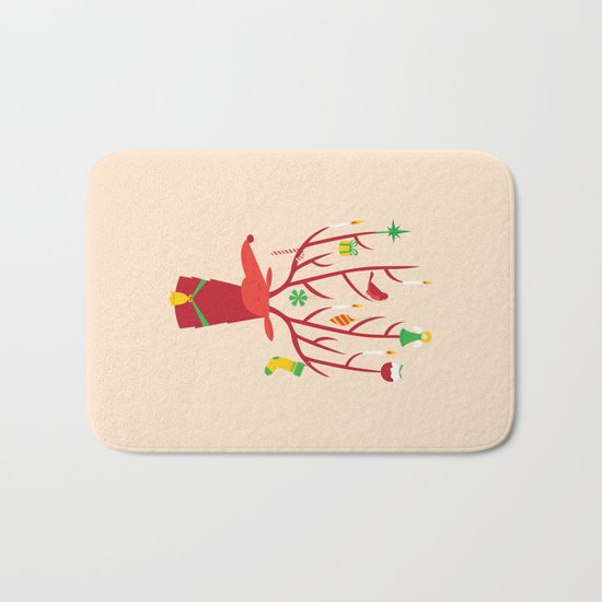 Reindeer Bath Mat
