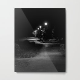 Park path Subotica Metal Print | Suma, Followthelight, Szabadka, Staza, Lighttrail, Road, Trail, Digital, Forest, Lights 