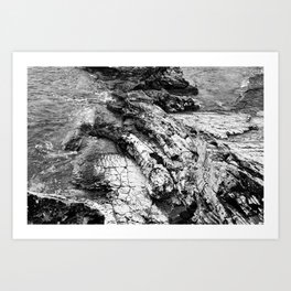 Rocks and Sea | Kefalonia, Greece, Europe | nature photography Art Print