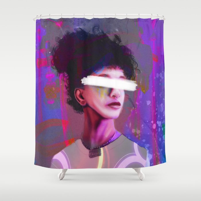 blinded Shower Curtain