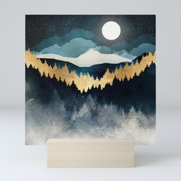 Indigo Night Mini Art Print