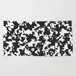 Black and white abstraction Beach Towel