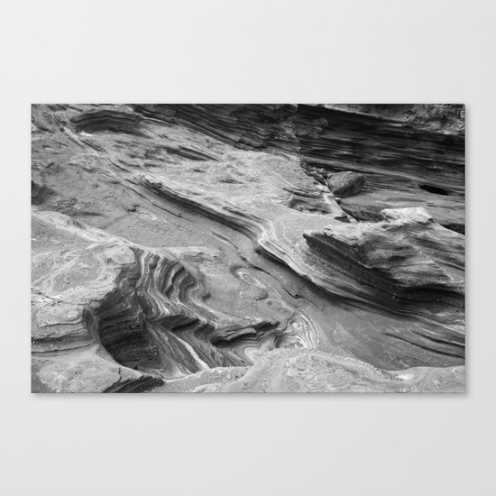 Lava Rocks at the Beach Canvas Print