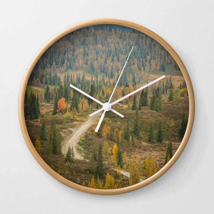 Autumn in Norway Wall Clock