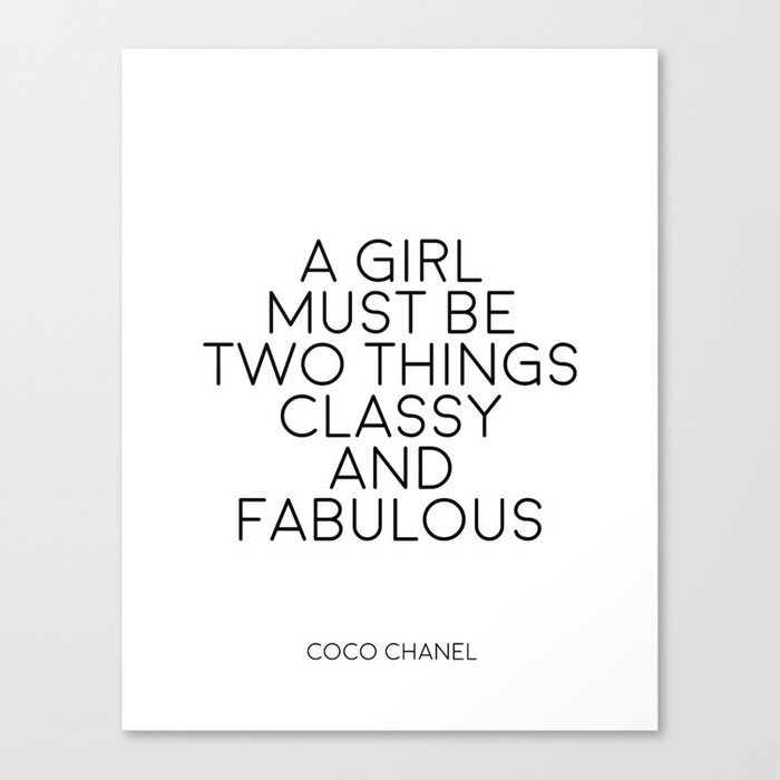 Girls Room Decor Girly Gifts Women Gift Fashion Art Fashion Print Quotes Fashion Wall Art Printable Canvas Print By Typohouseart Society6