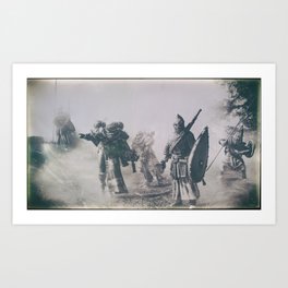 Wanderers Lost in Time Art Print