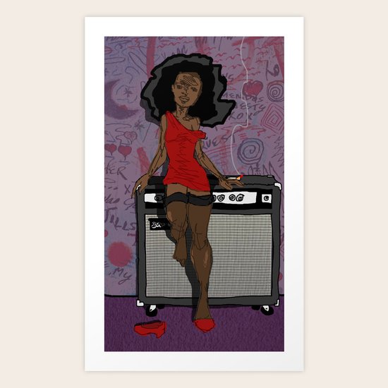 Dirty Diana Art Print