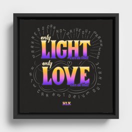 Love:Light Framed Canvas