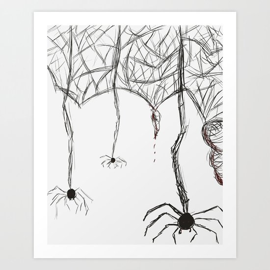 Spiders Art Print