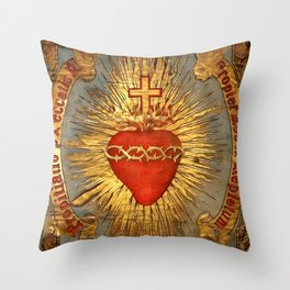 Sacred Heart Throw Pillow