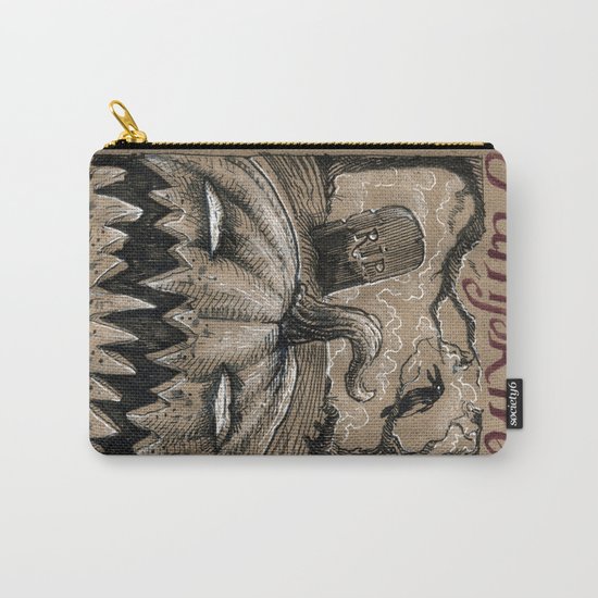 Pumpkin (Drawlloween 1/31) Carry-All Pouch