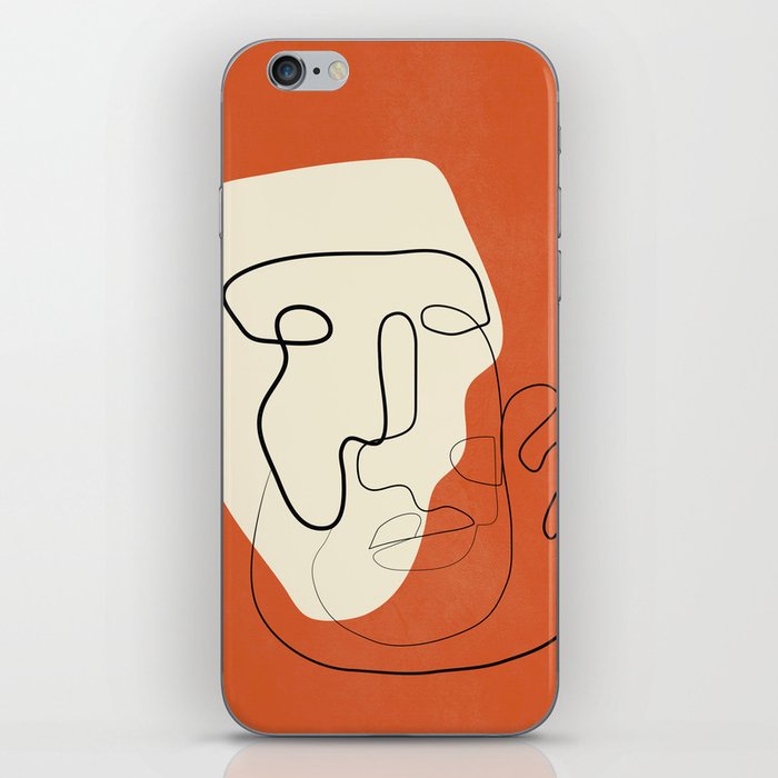 Abstract Portrait 7 iPhone Skin