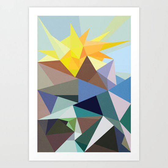 Geo-02 Art Print