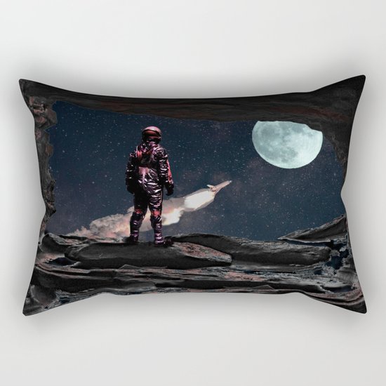Last Flight Out Rectangular Pillow